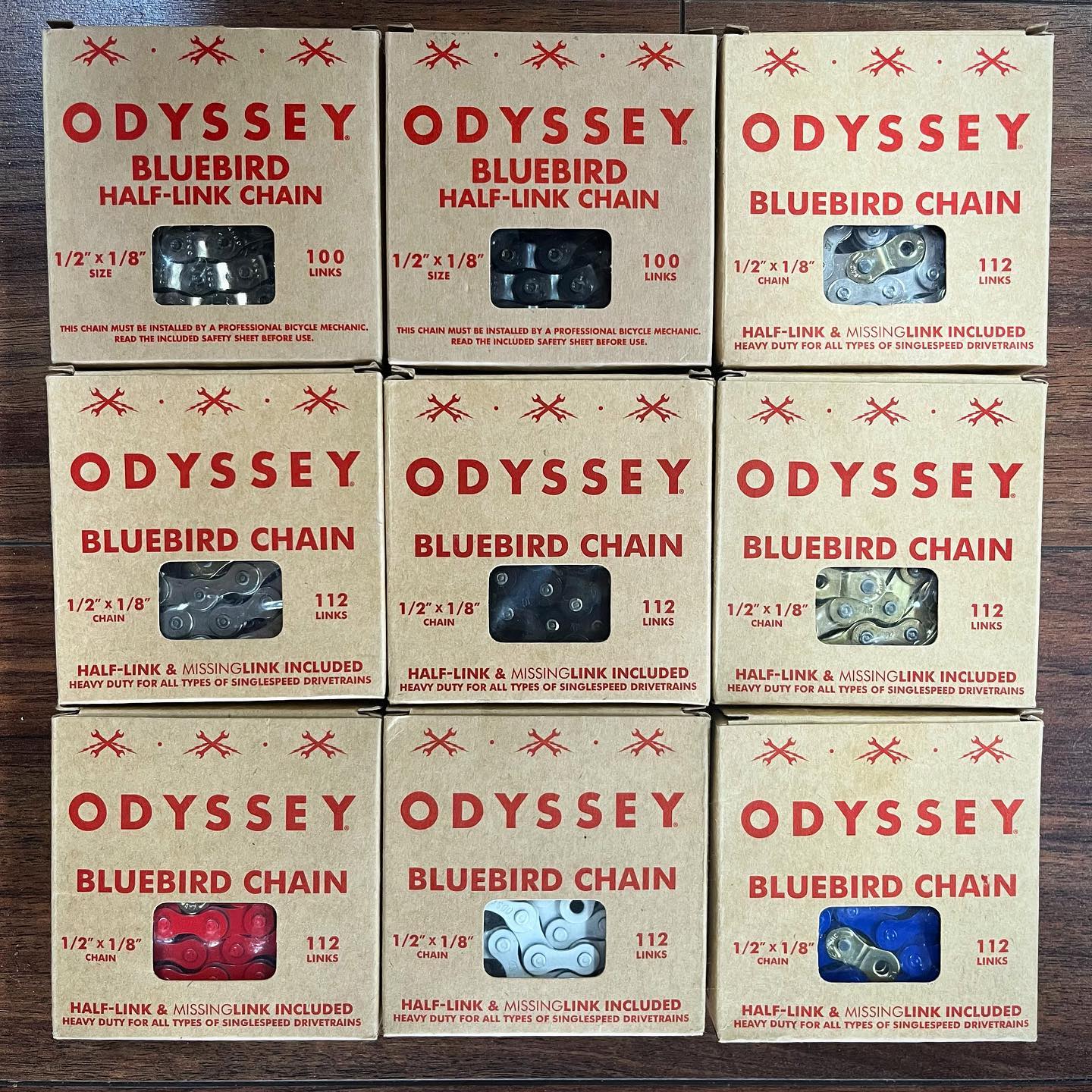 Reds BMX - The @odysseybmx Bluebird chain is available in...