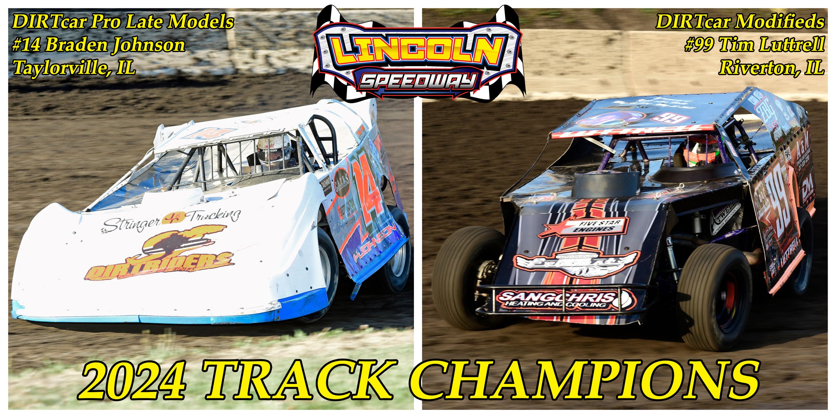 Lincoln Speedway - Johnson & Luttrell Claim Lincoln Speedway Track ...