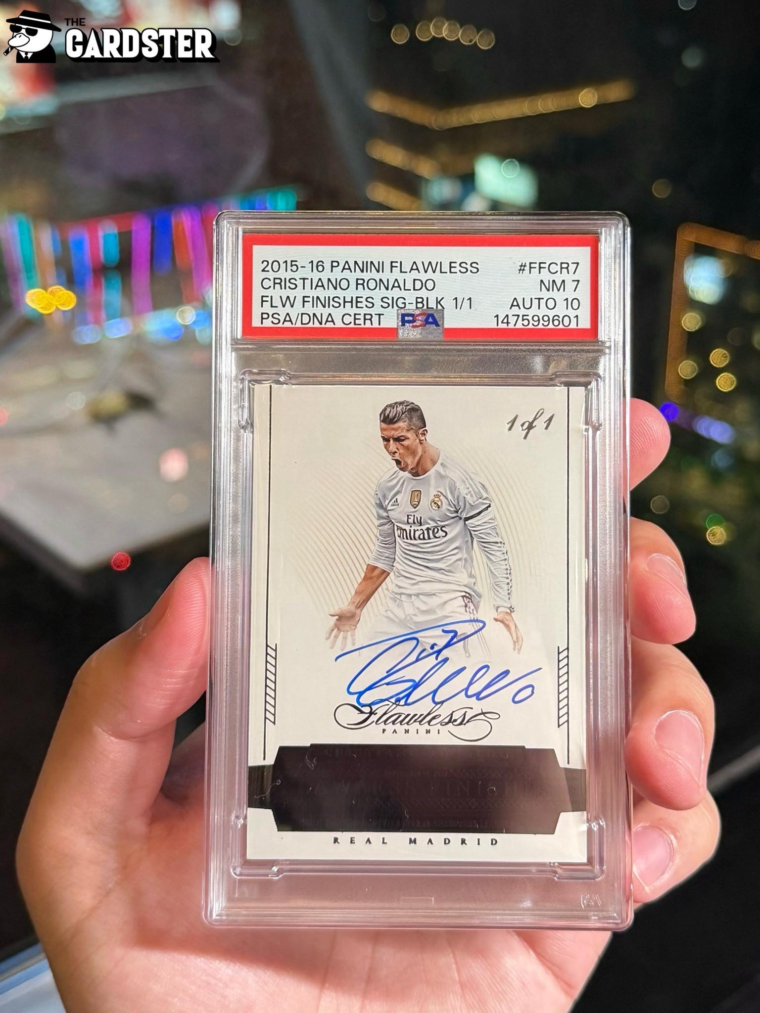 Talent without work is nothing - Cristiano Ronaldo 2015-16 Panini 