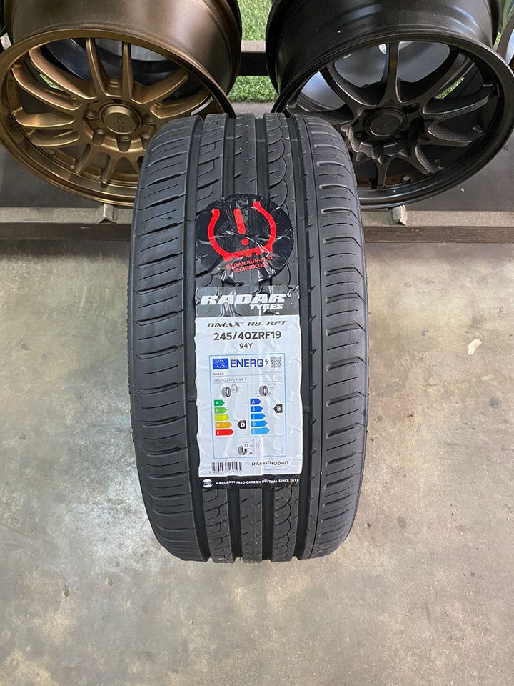 RADAR DIMAX R8 + RFT 245/40R19 Tq... - Kedai Tayar Top One | Facebook