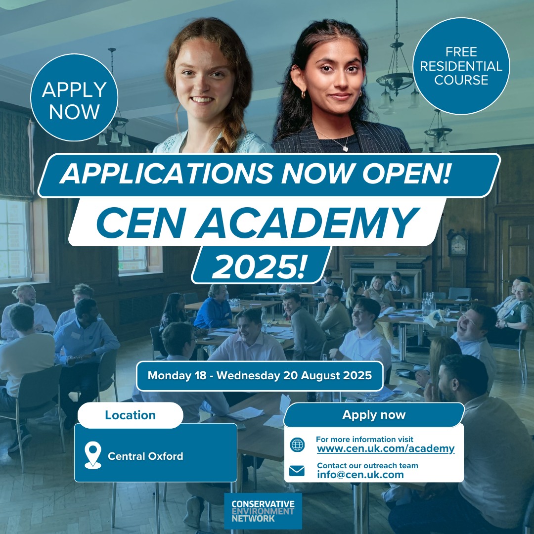 Conservative - Applications are now open for our annual academy for ...