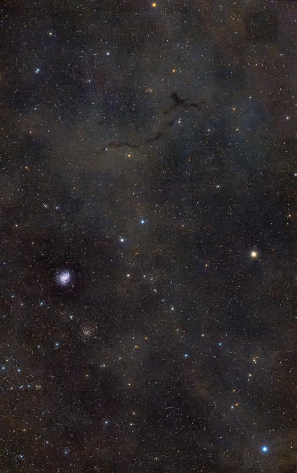 NGC 6946, The Fireworks Galaxy, in noir 539x30s, (2hrs) in EQ mode