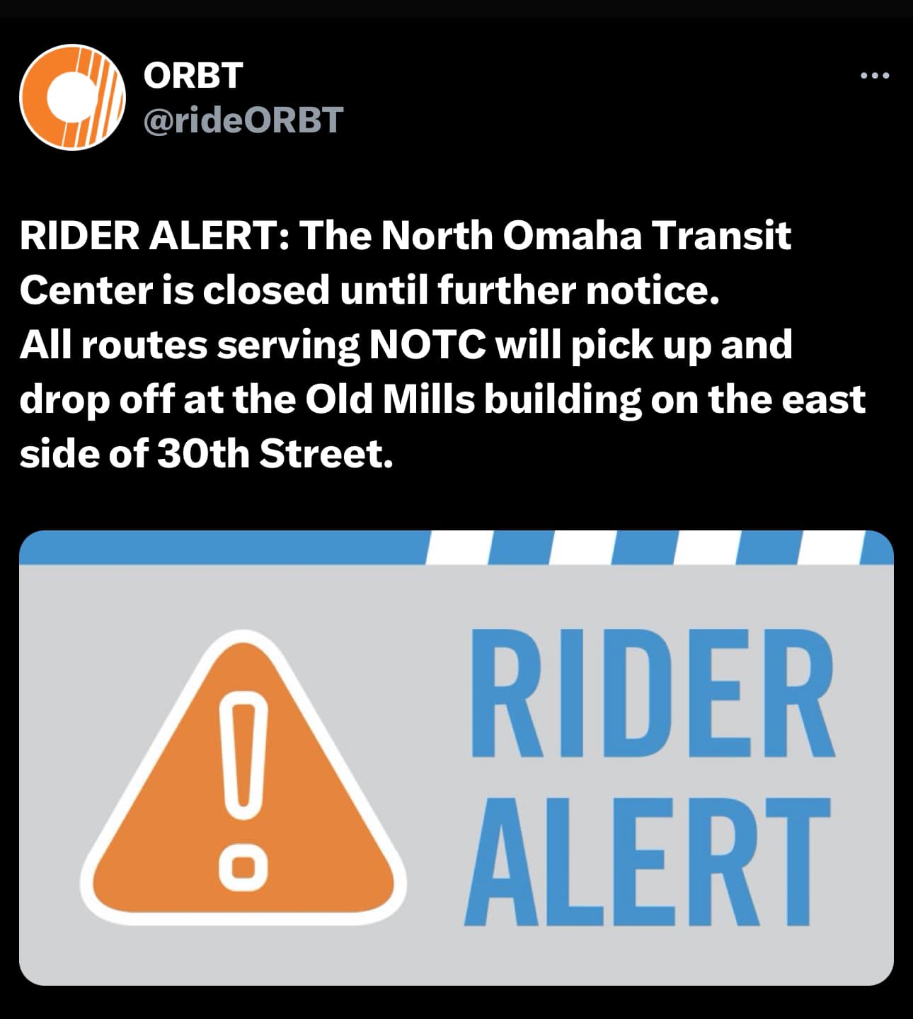 Omaha Scanner - RIDER ALERT: The North Omaha Transit...