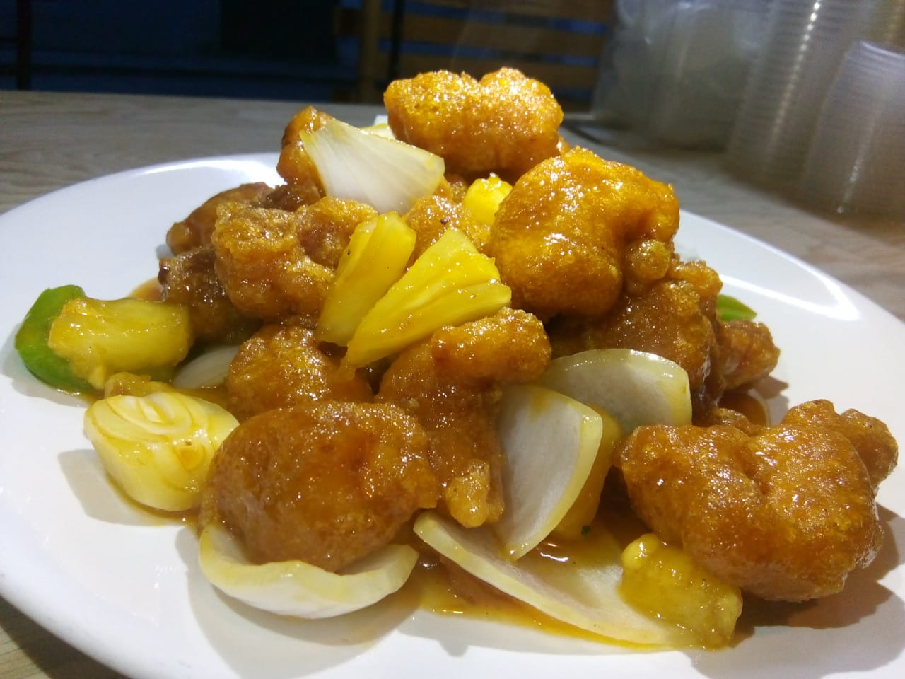 Pollo a la piña con la calidad de... - Comida china shanghai | Facebook
