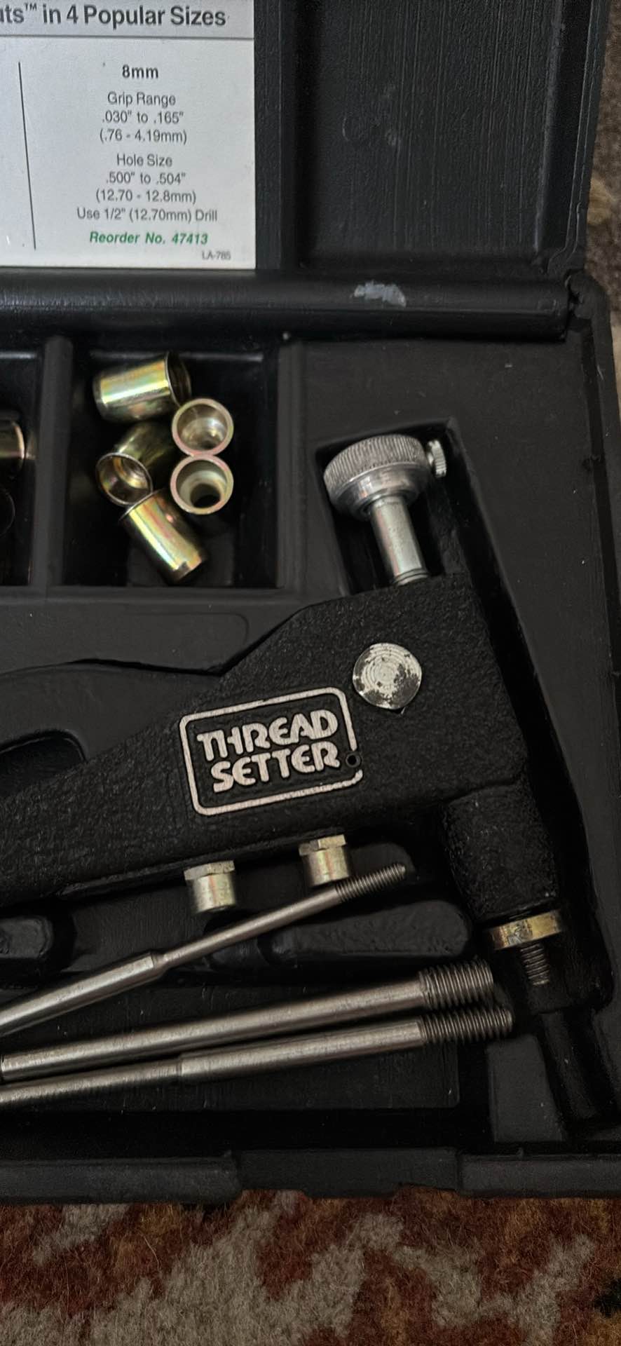 Marson Metric Thread-Setter kit - Hand Tools - Marlborough, Wiltshire ...