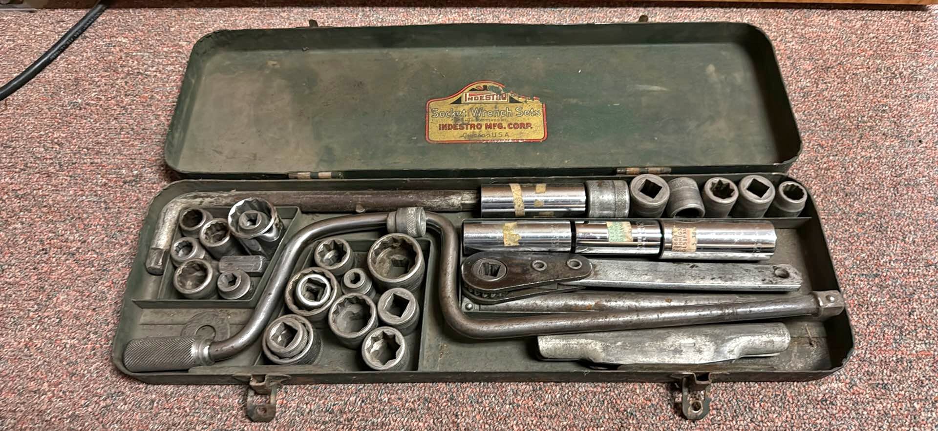 Vintage INDESTRO Socket Wrench Set - Wrenches - Sioux Falls, South ...