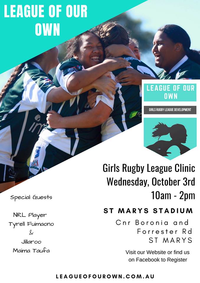 UPDATED INFO... - St Marys Junior Rugby League Club
