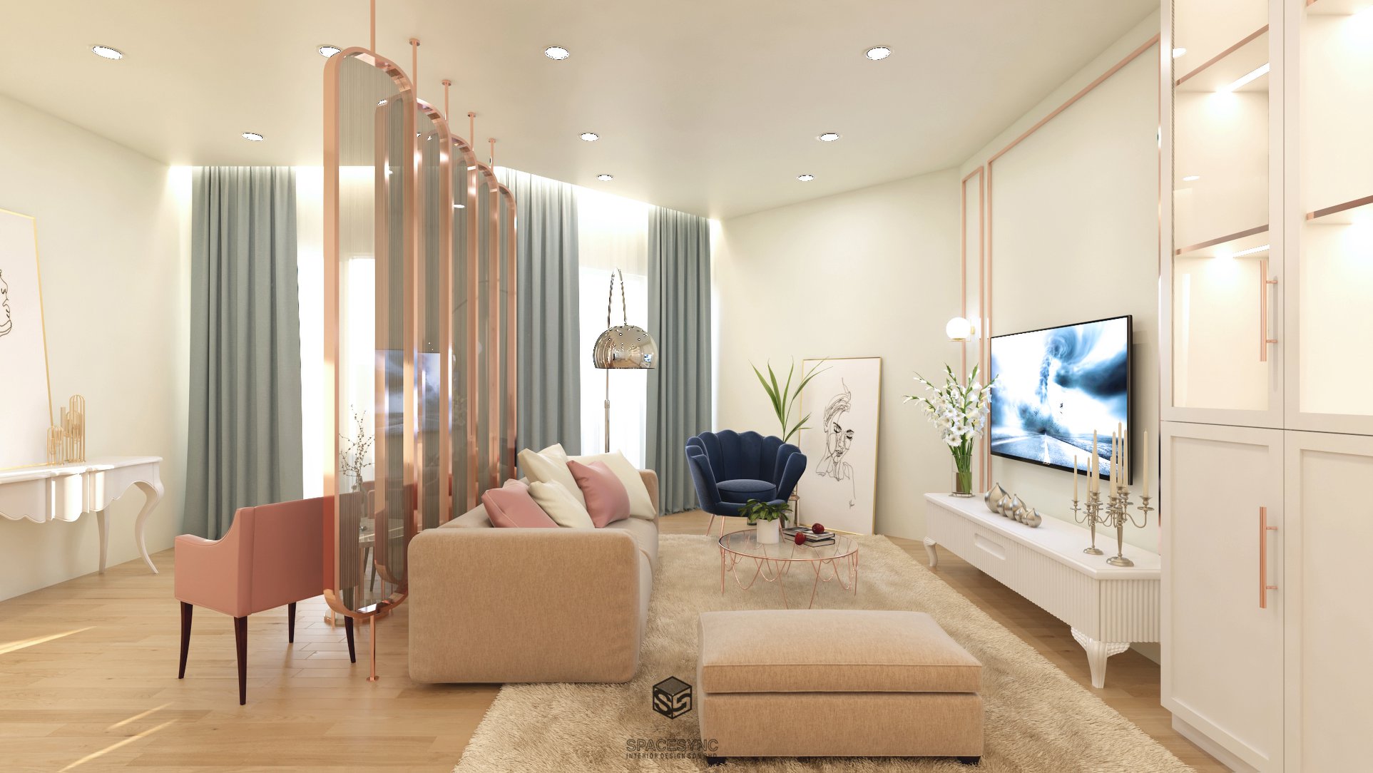 Modern luxury design with... - SpaceSync Interior Design S.B. | Facebook