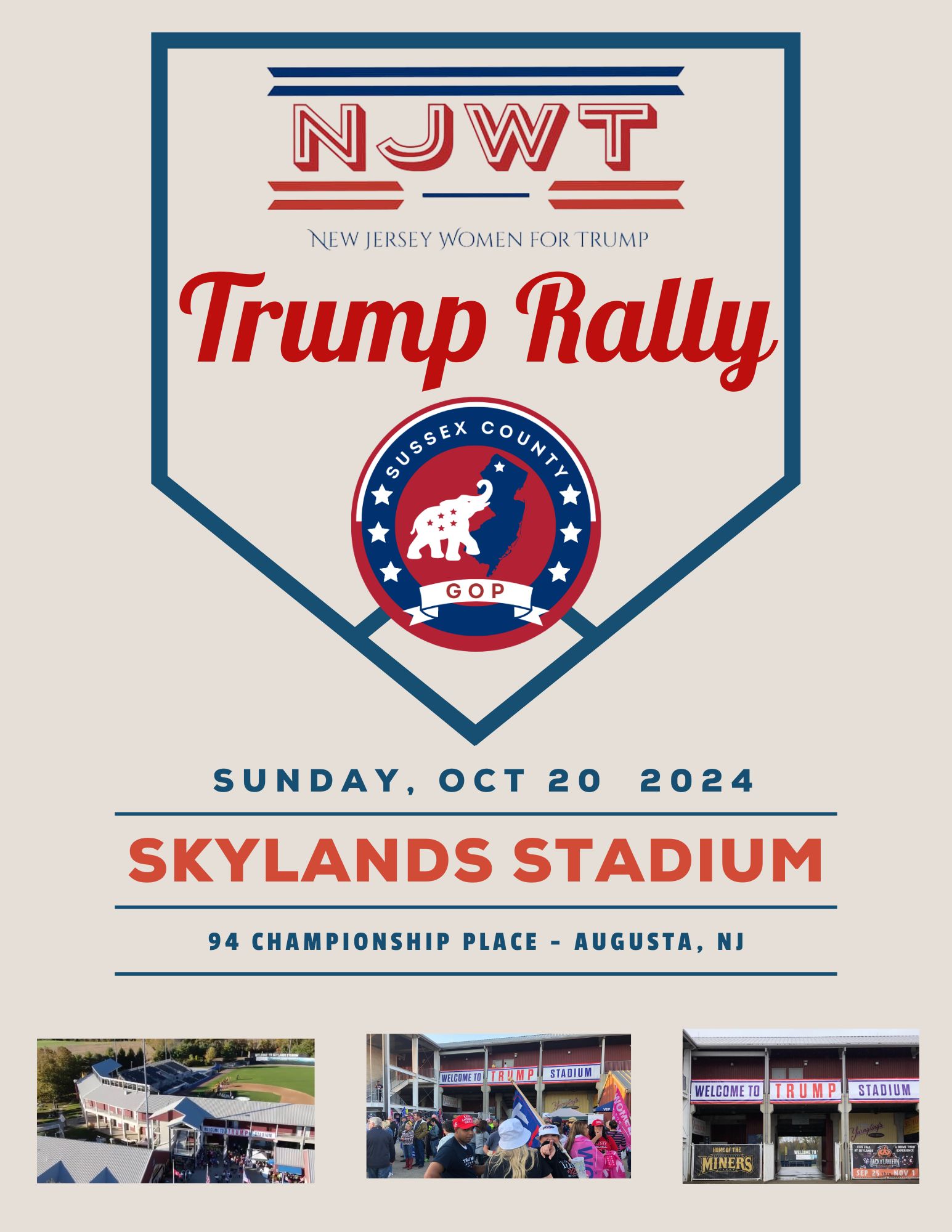 Sussex - 🚨 ATTENTION NJ, PA, & NY TRUMP SUPPORTERS 🚨 Remember the ...