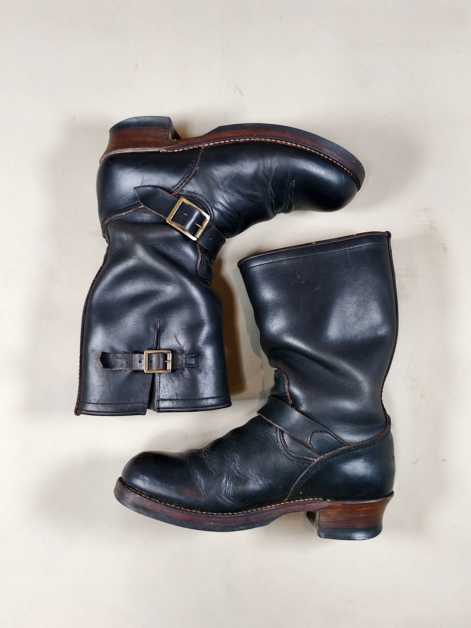 Vintage 1960s Chippewa Engineer boots #denimister #chippewa 