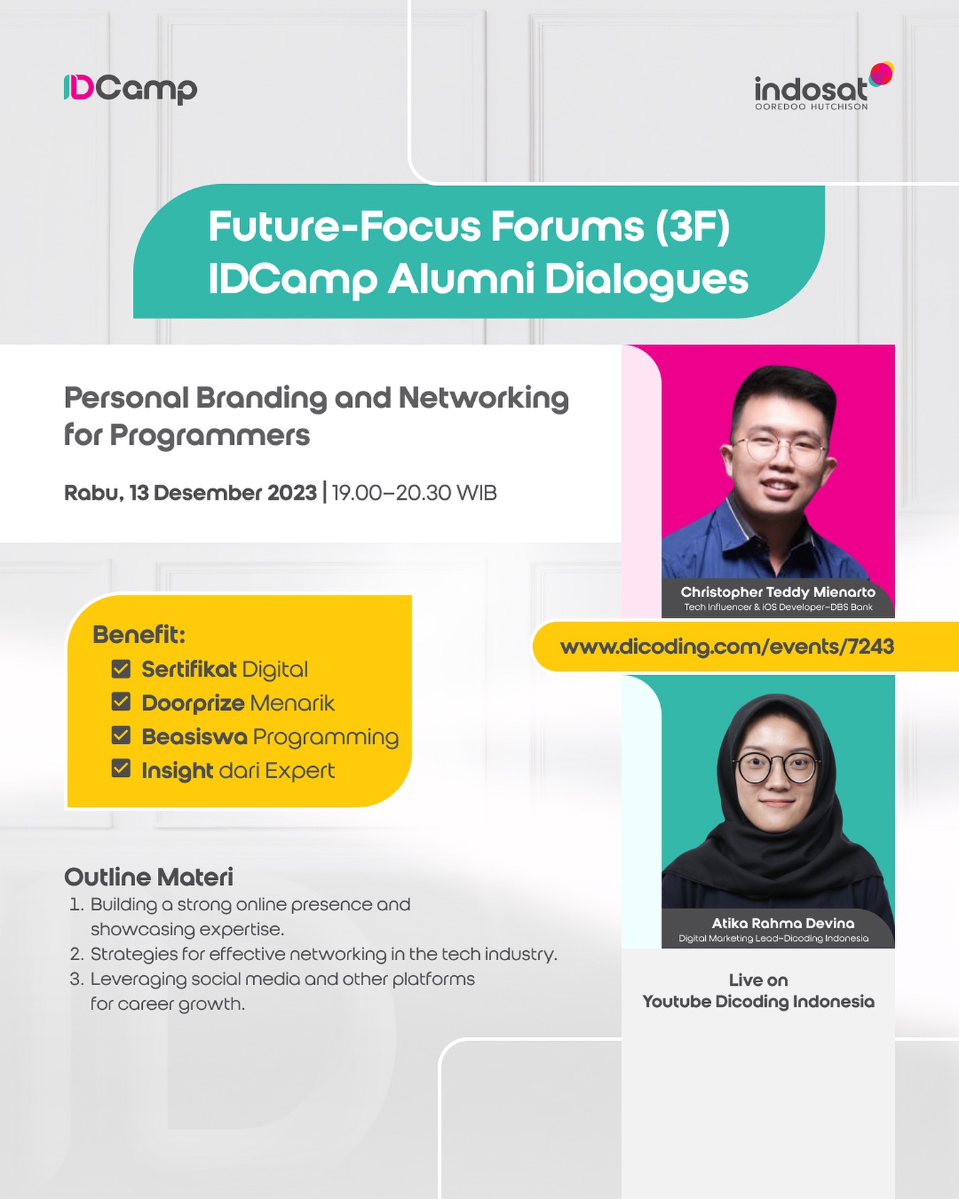 🔥KEMBALI HADIR, IDCAMP... - IDCamp Indosat Ooredoo Hutchison | Facebook