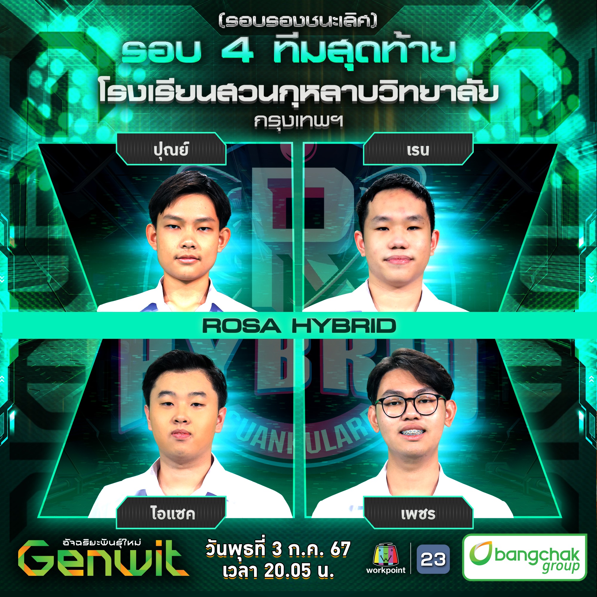 คืนนี้ ส่งกำลังใจเชียร์... - Genwit อัจฉริยะพันธุ์ใหม่ | Facebook