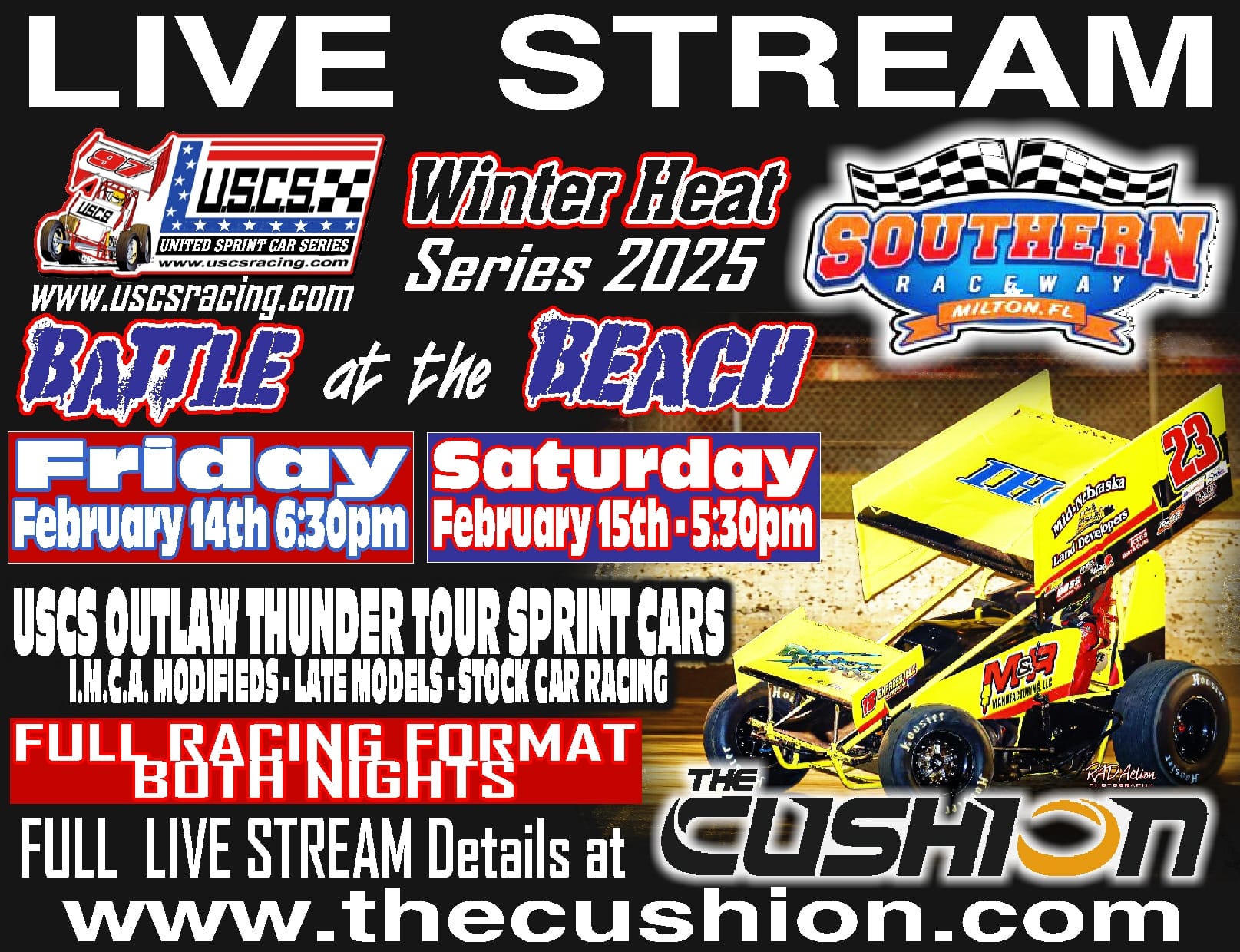 USCS - LIVE STREAM! This Weekend..For the 8th Annual Battle at the ...