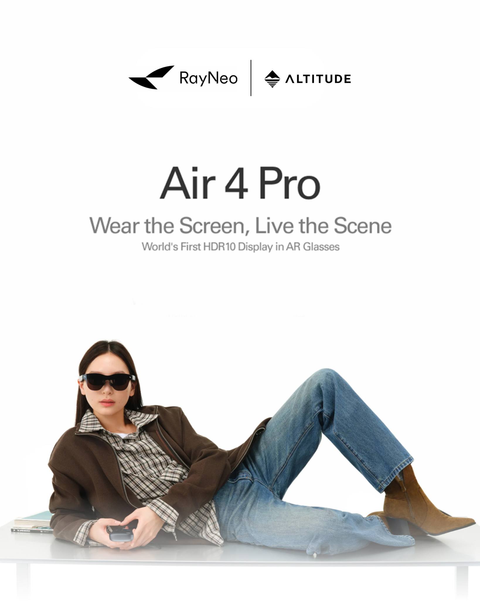 Introducing the all-new RayNeo Air 4 Pro. ✨👓​ A new species of