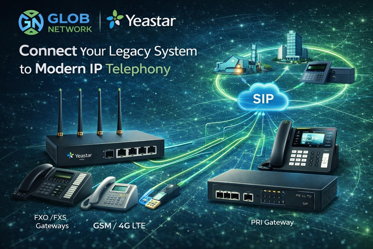 Glob - 🔗 Connect Your Legacy System to Modern IP Telephony with Yeastar ...