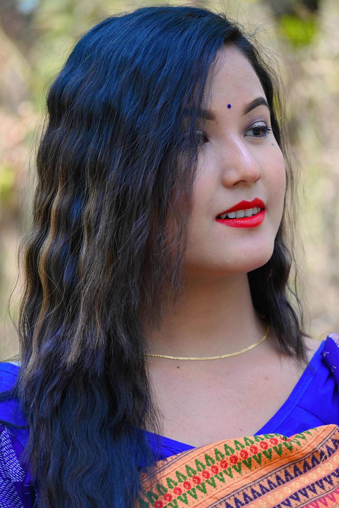 Nasini Dorai - A Beautiful Rabha Dorai in Traditional Dress ️ In Frame ...
