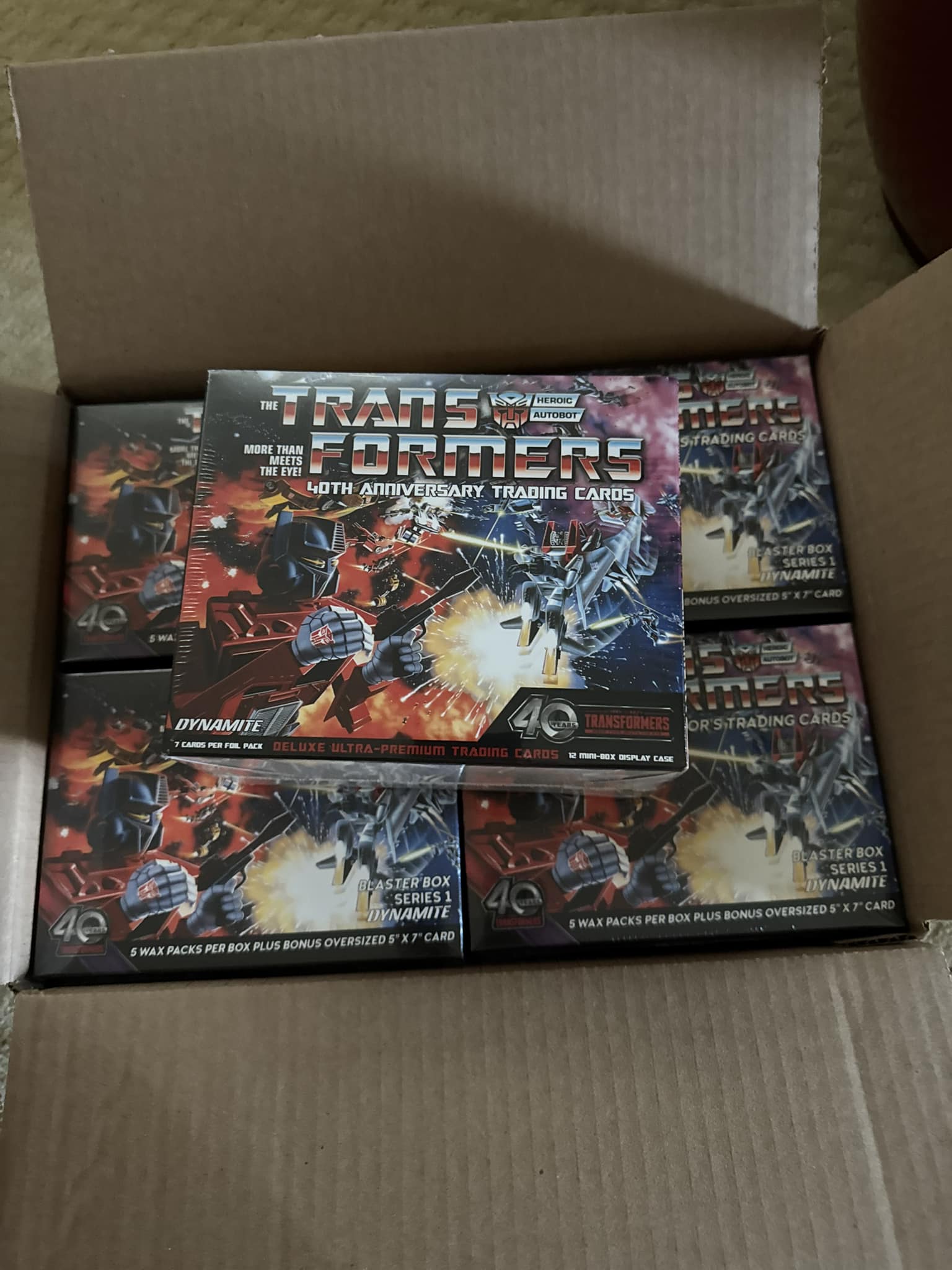 Transformers 40th anniversary box opening