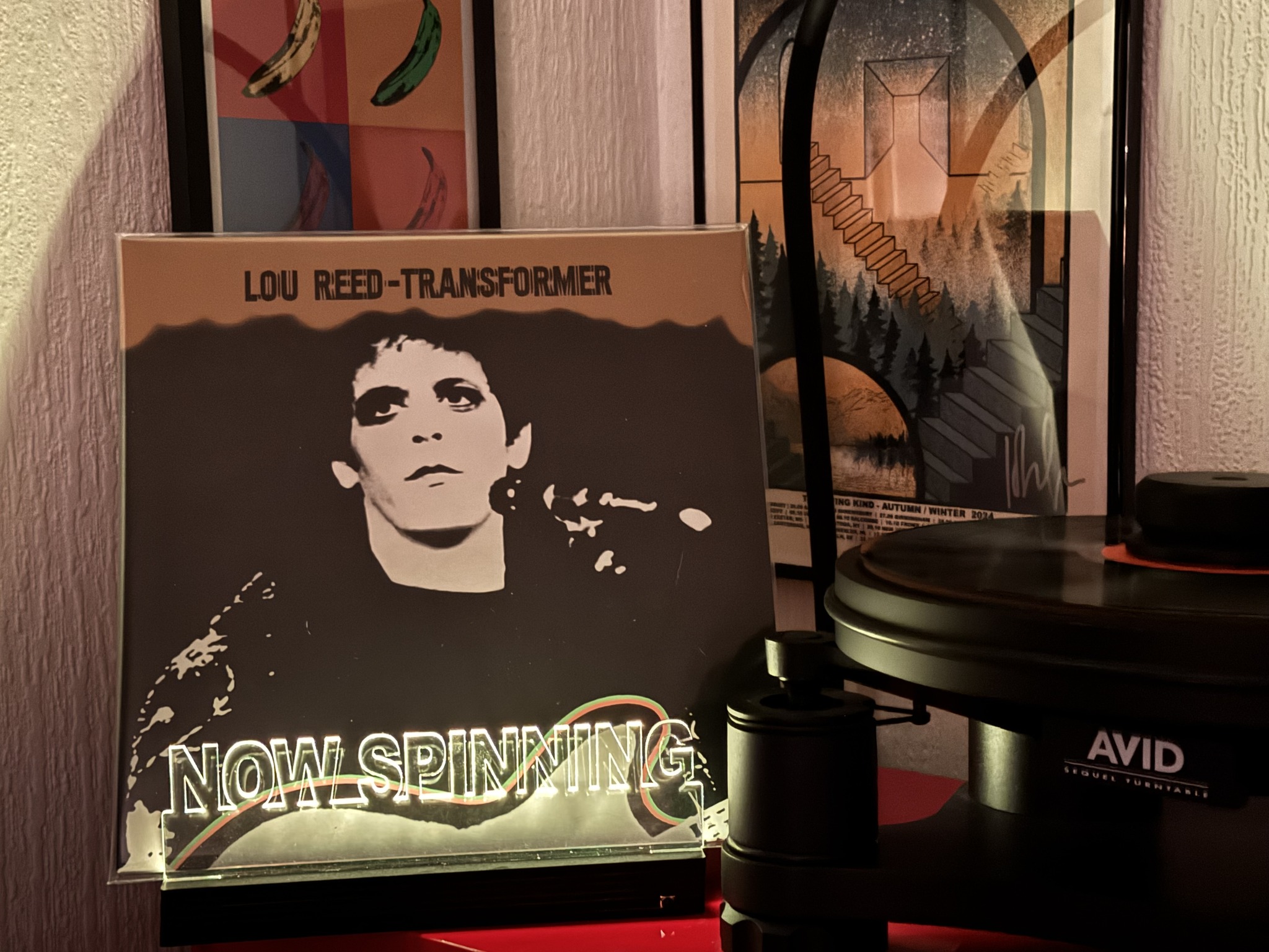 Classic Lou Reed Transformer vinyl record is a 12-inch LP on the