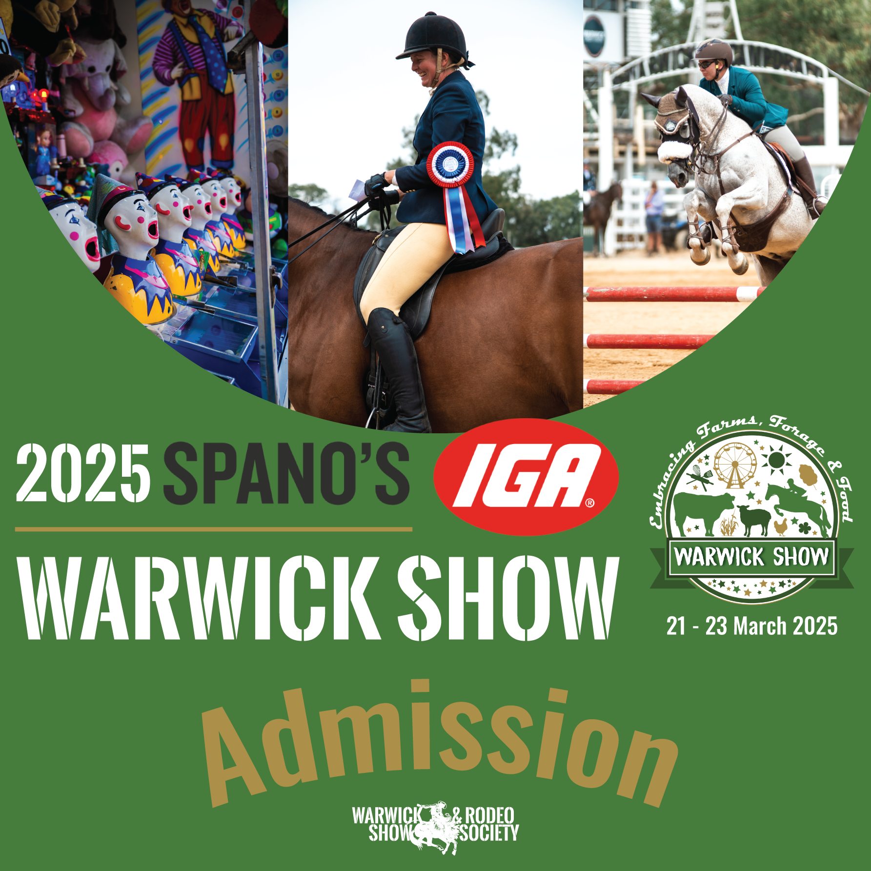 Warwick Show and Rodeo Society Inc - 🎡 Spano's IGA Warwick Show 2025 ...