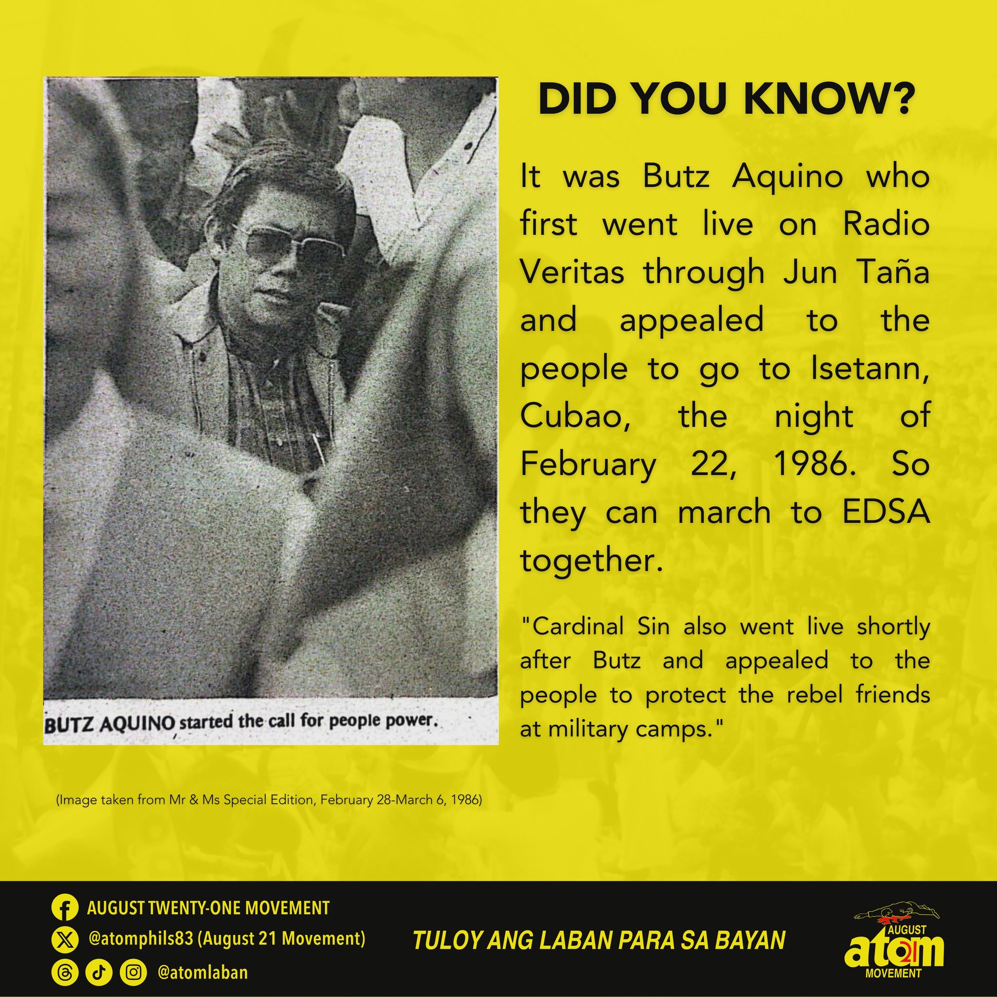 F25 - February 25 Movement | Quezon City