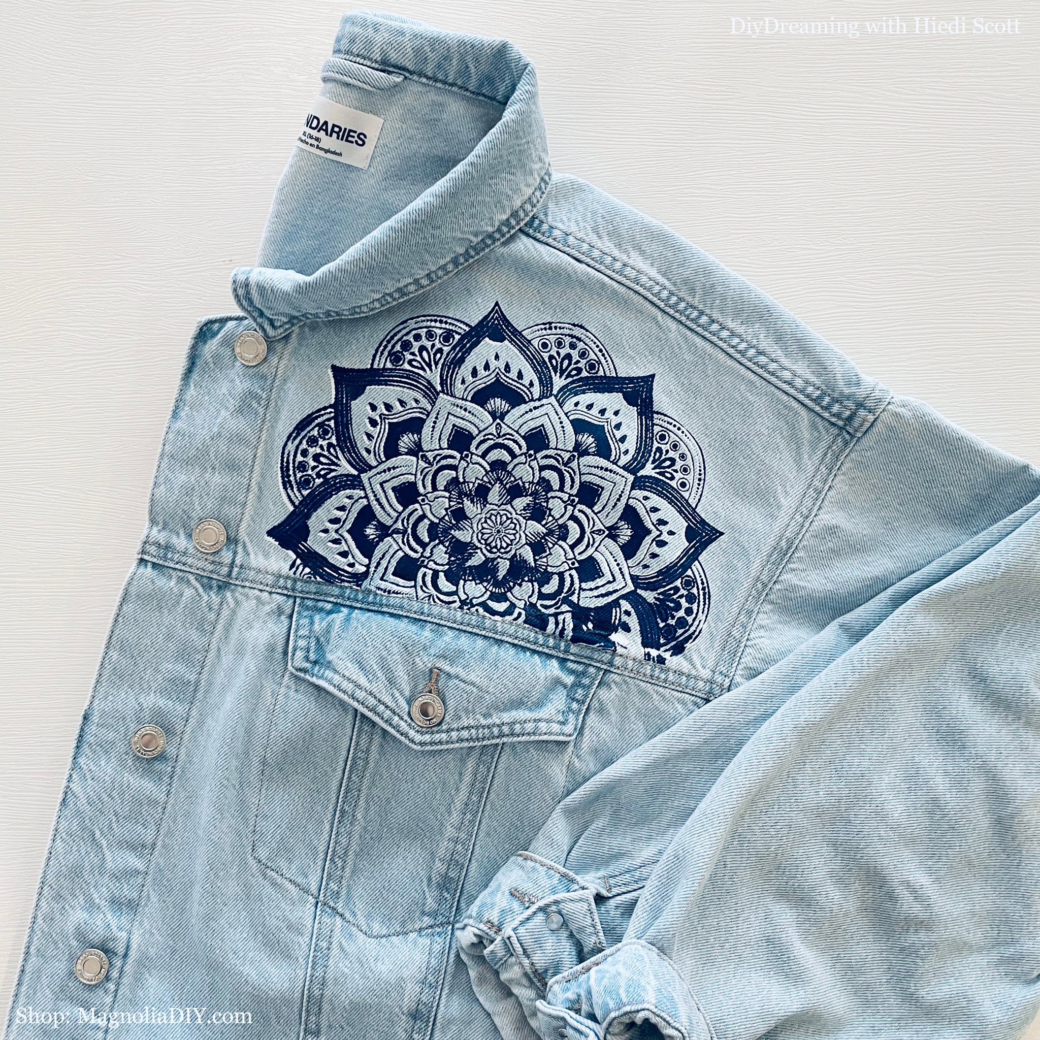 Did you see my Mandela denim jacket? 🩵💙 I love it! I used the