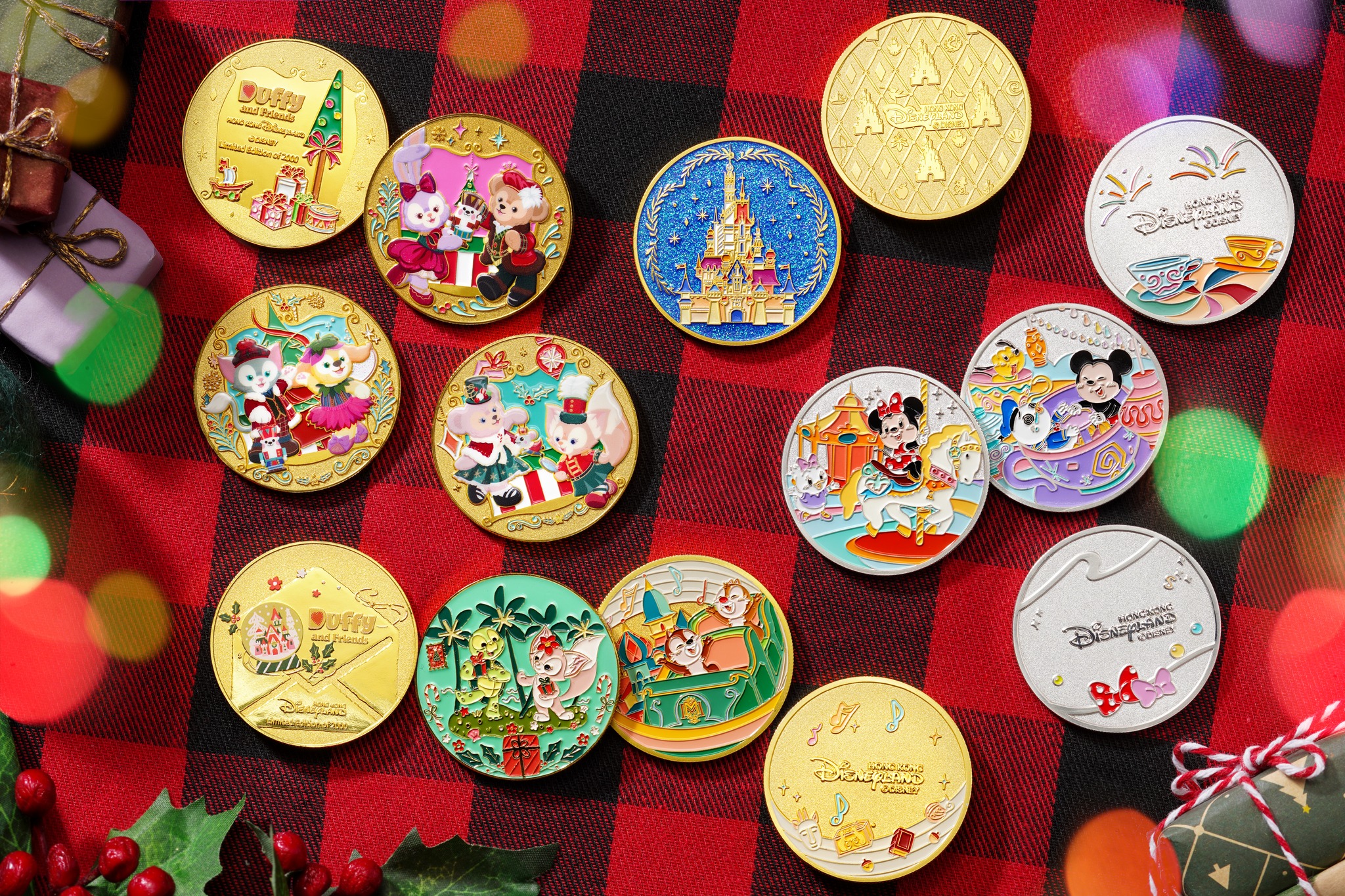 DisneySea Christmas souvenir medallion collection book