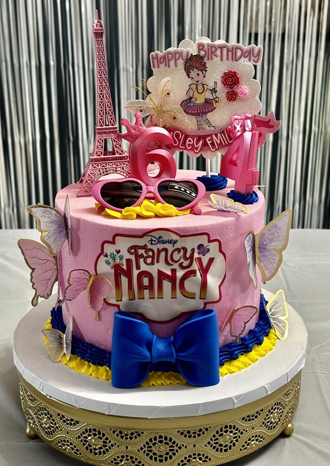 Fancy Nancy Edible Cake Topper – Party Image – Unbranded