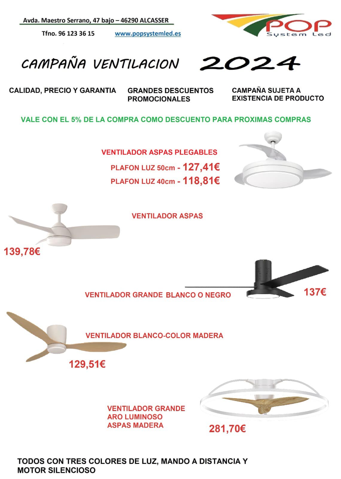 Pop System LED | Alcácer