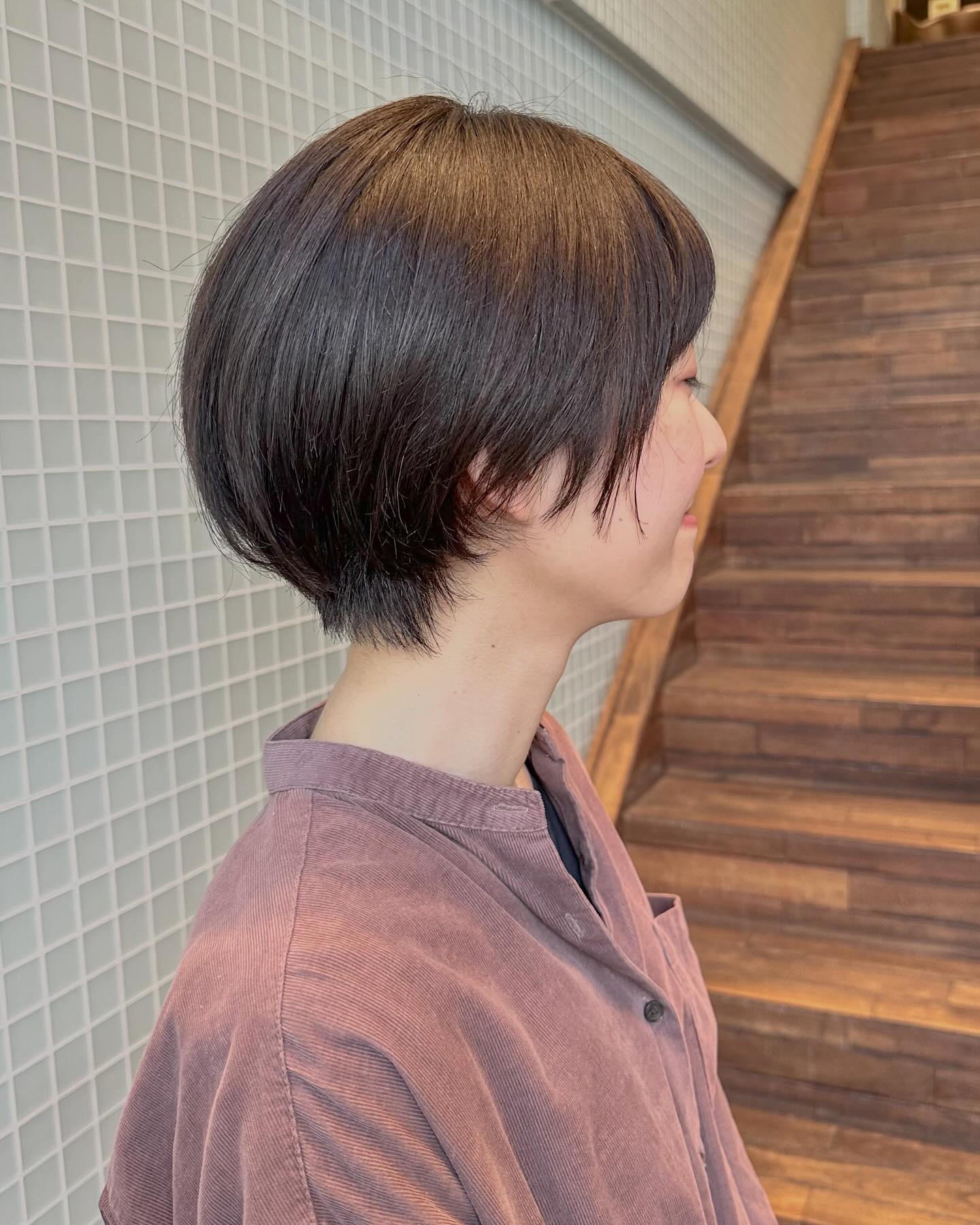 前上がりショートボブ♪ 可愛く。オシャレに。 #オックス