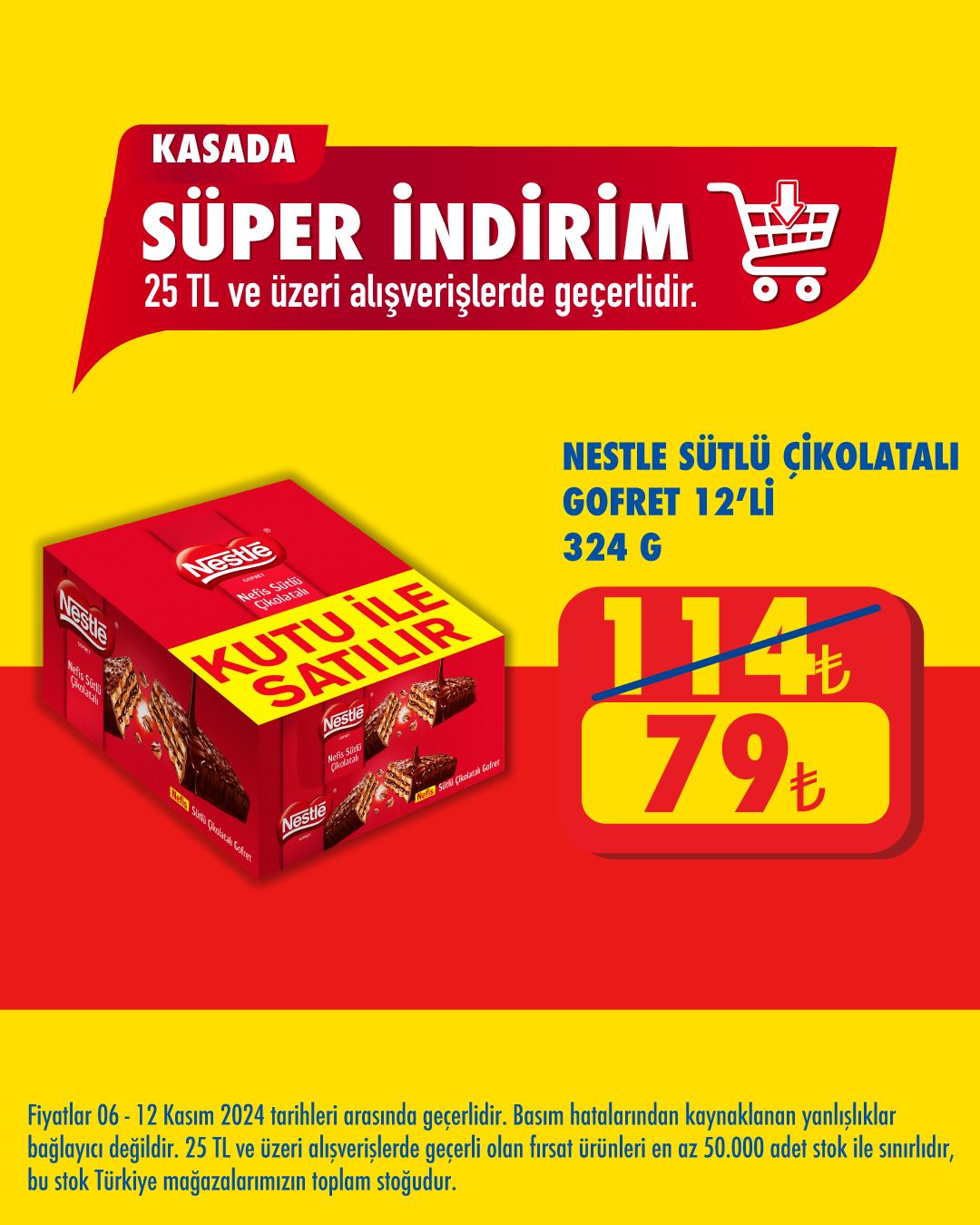 Alışverişin indirimlisini #ŞOKSeviyoruz! 💛 Bu Çarşamba 25 TL ve