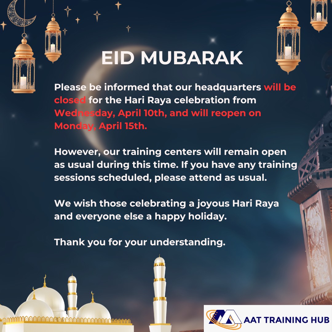 AAT - Dear Customers & Friends, Our headquarters will be closed for the ...