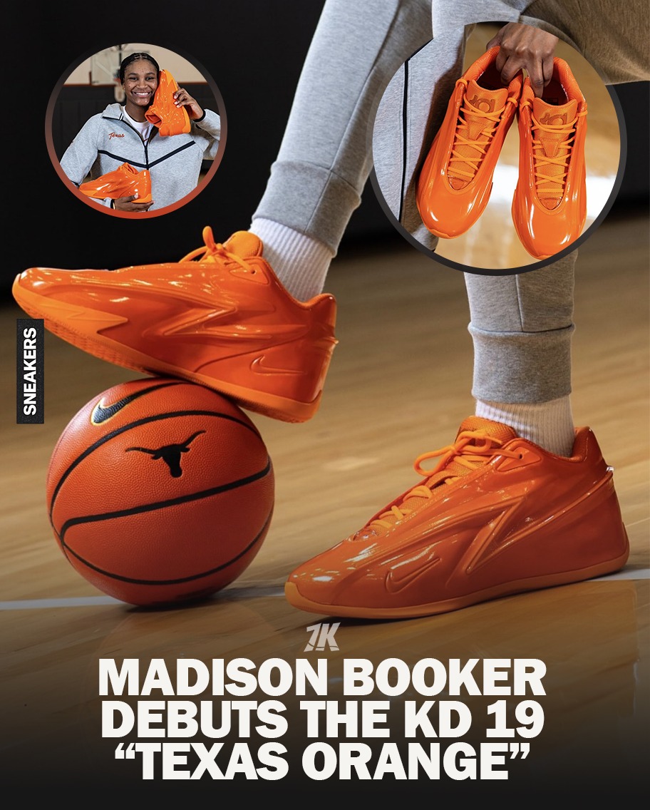 The Nike KD 19 “Texas Orange” makes a bold statement with its