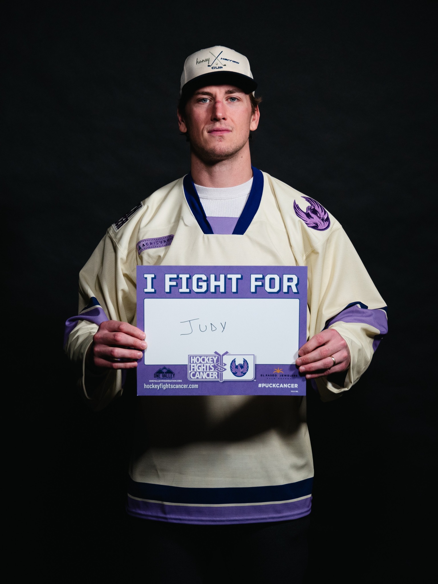 This is bigger than hockey 💜 Because some of the toughest fights