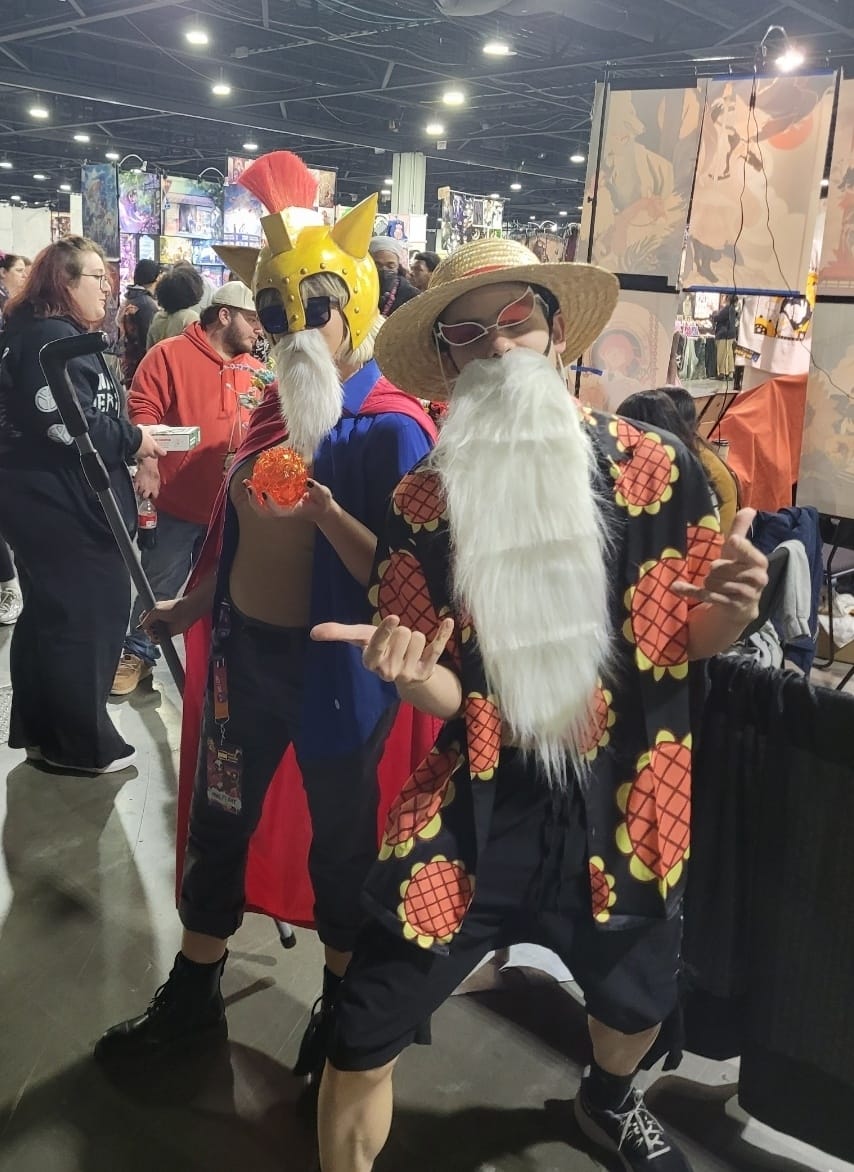 Sabo/Lucy cosplay at Anime Weekend Atlanta