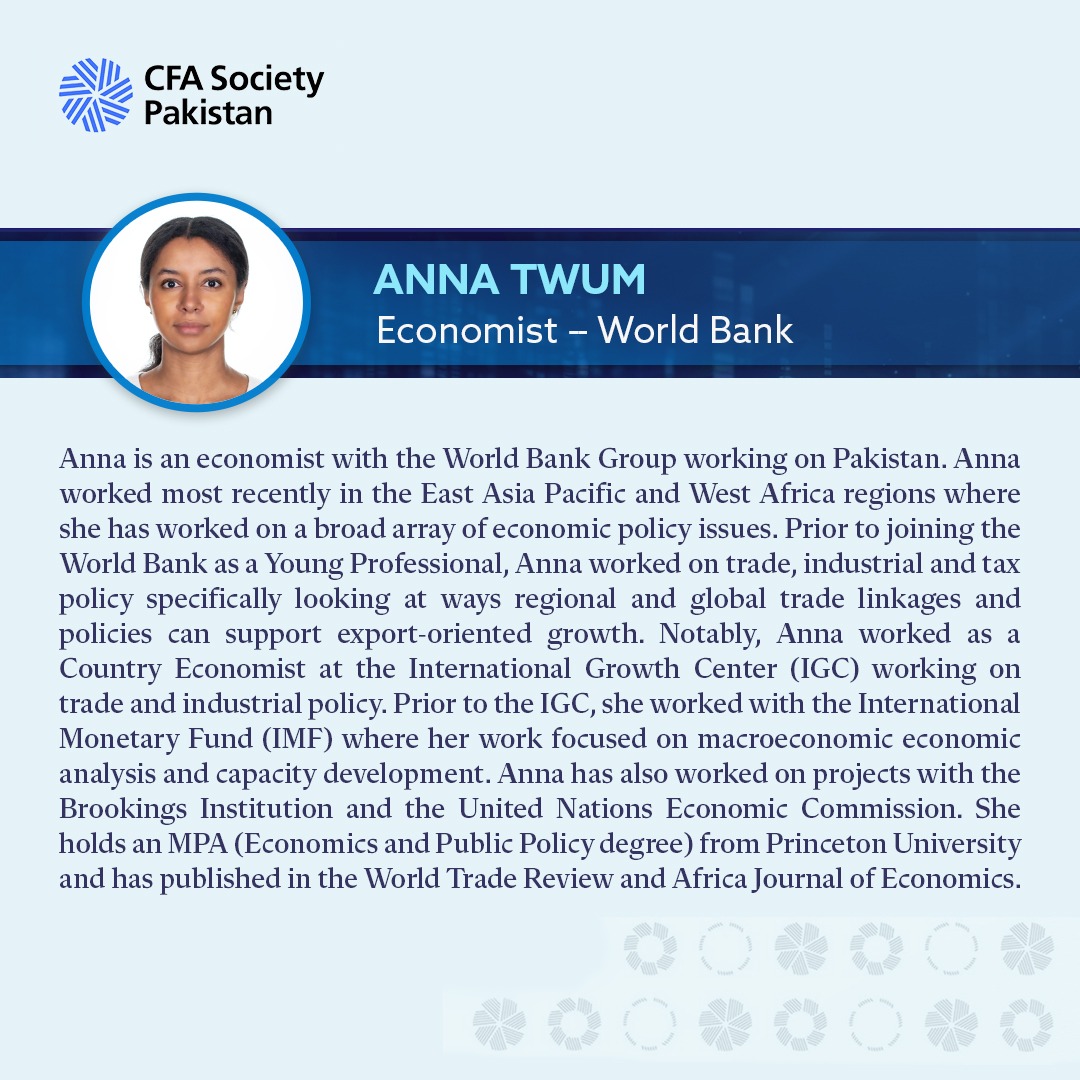 CFA - 🌟 Speaker Profile 🌟 Introducing Ms. Anna Twum, Economist at the ...