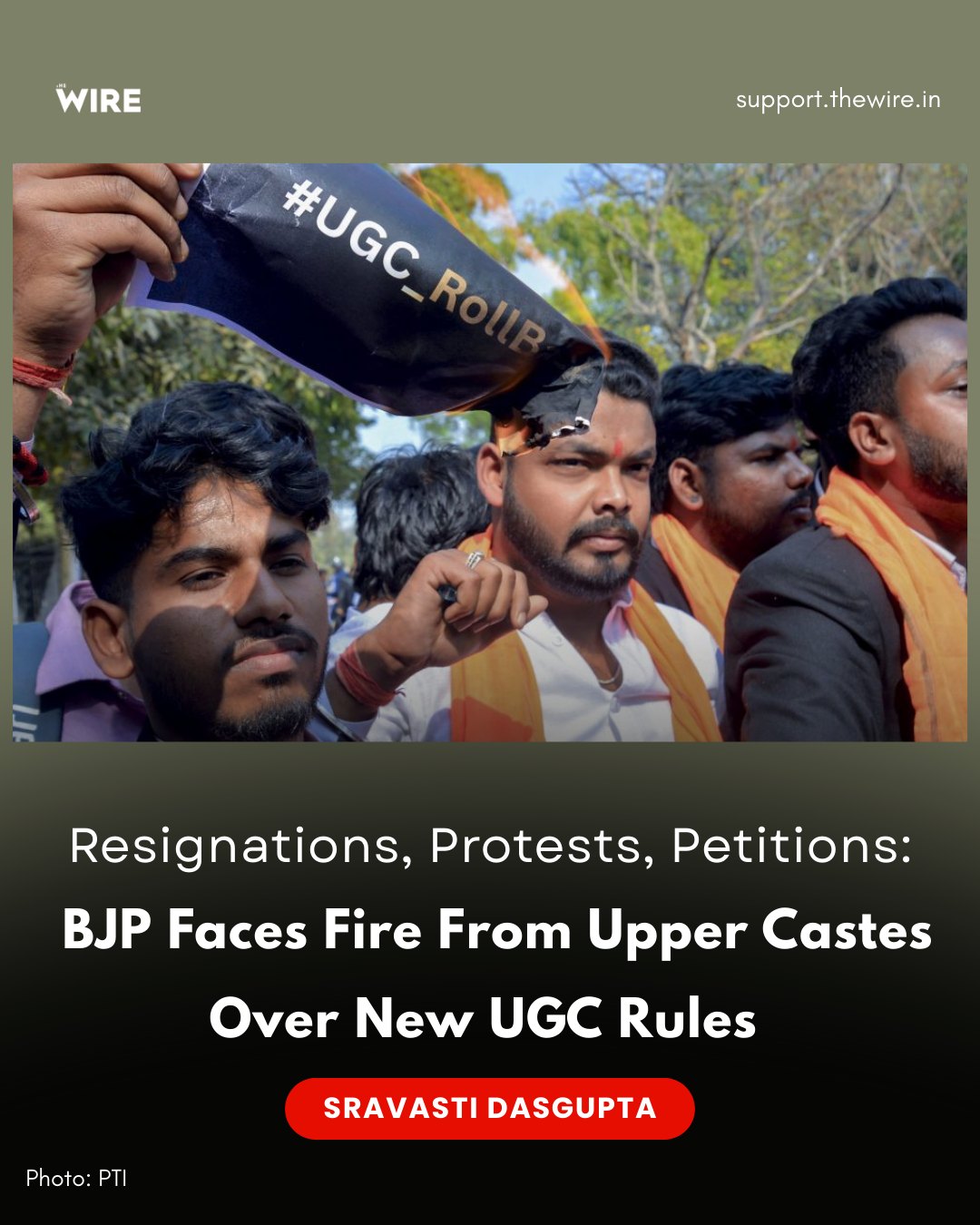 TheWire.in - Days after the University Grants Commission... | Facebook