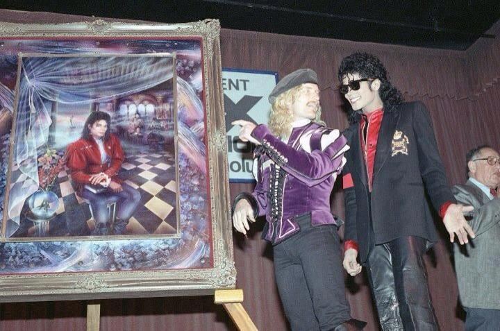 OnThisDay May 26th, 1990 Michael Jackson and Painter, sculptor