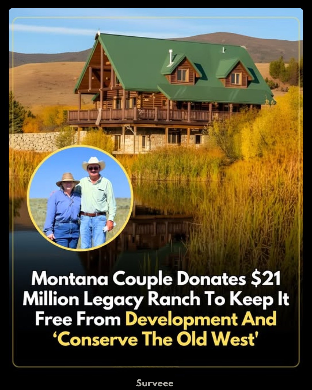 Surveee - In an inspiring act of generosity, a Montana couple has ...