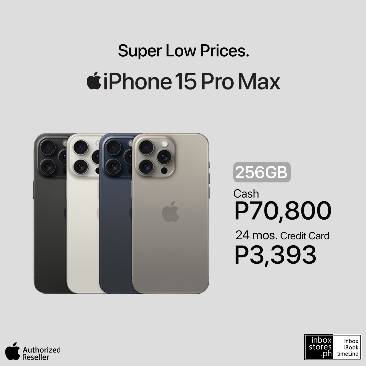 Get the iPhone 15 Pro Max (256GB) at its lowest price ever. Pay as 