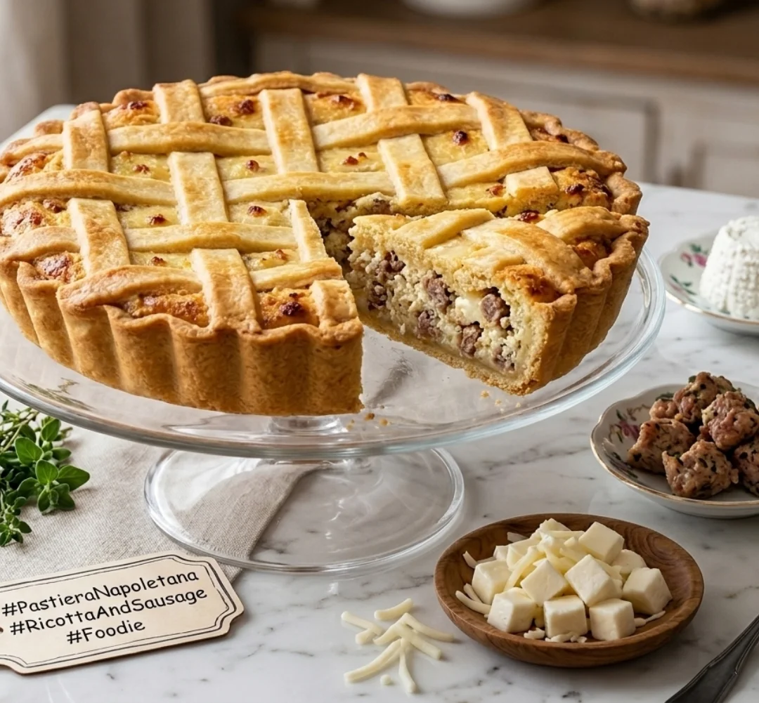 New - Savory Italian Easter Pie (Pizza Rustica) ​Indulge in a
