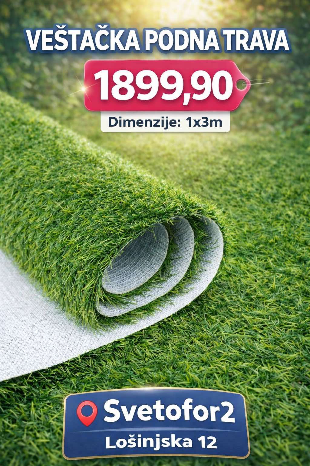 Svetofor - 🚦Vestacka podna trava 1x3m 1899,90rsd🚦 | Facebook
