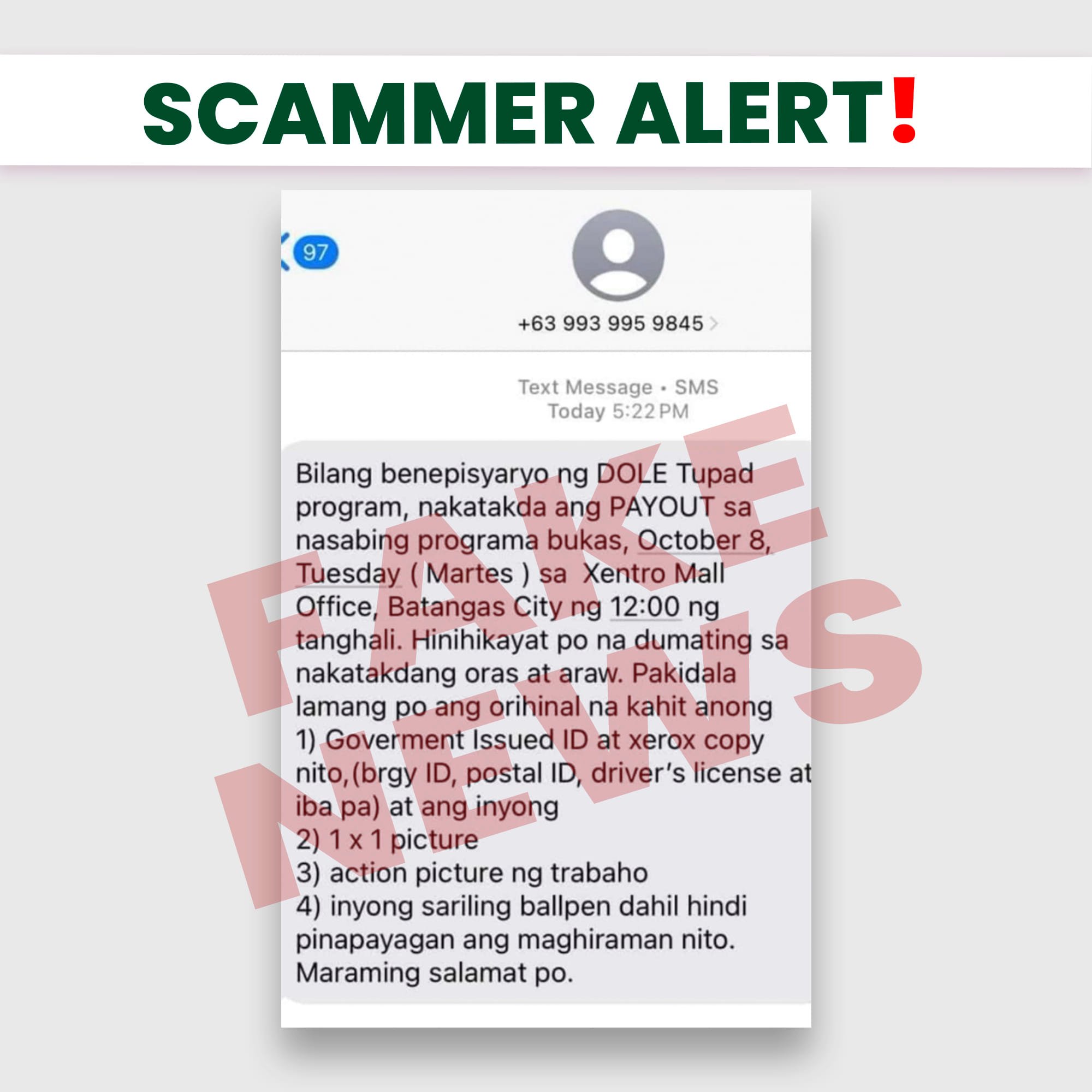 ️SCAMMER ALERT ️ Mag-ingat po sa... - Cong. Marvey Mariño