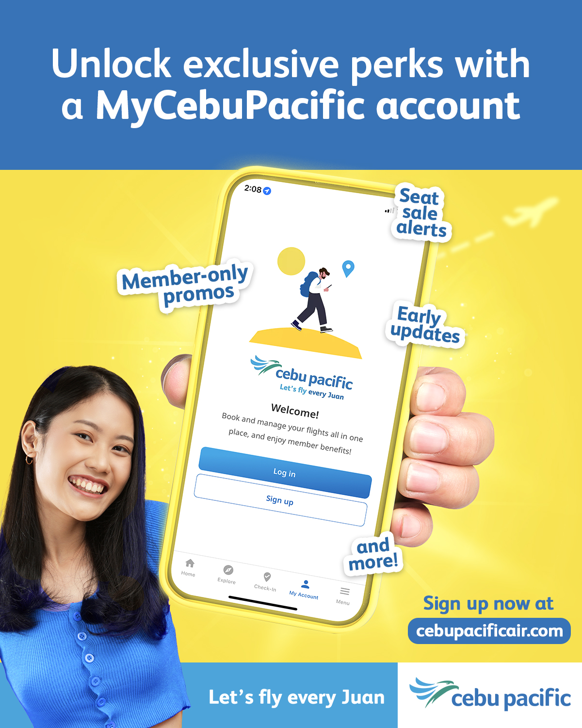 Get a MyCebuPacific account now to... - Cebu Pacific Air | Facebook