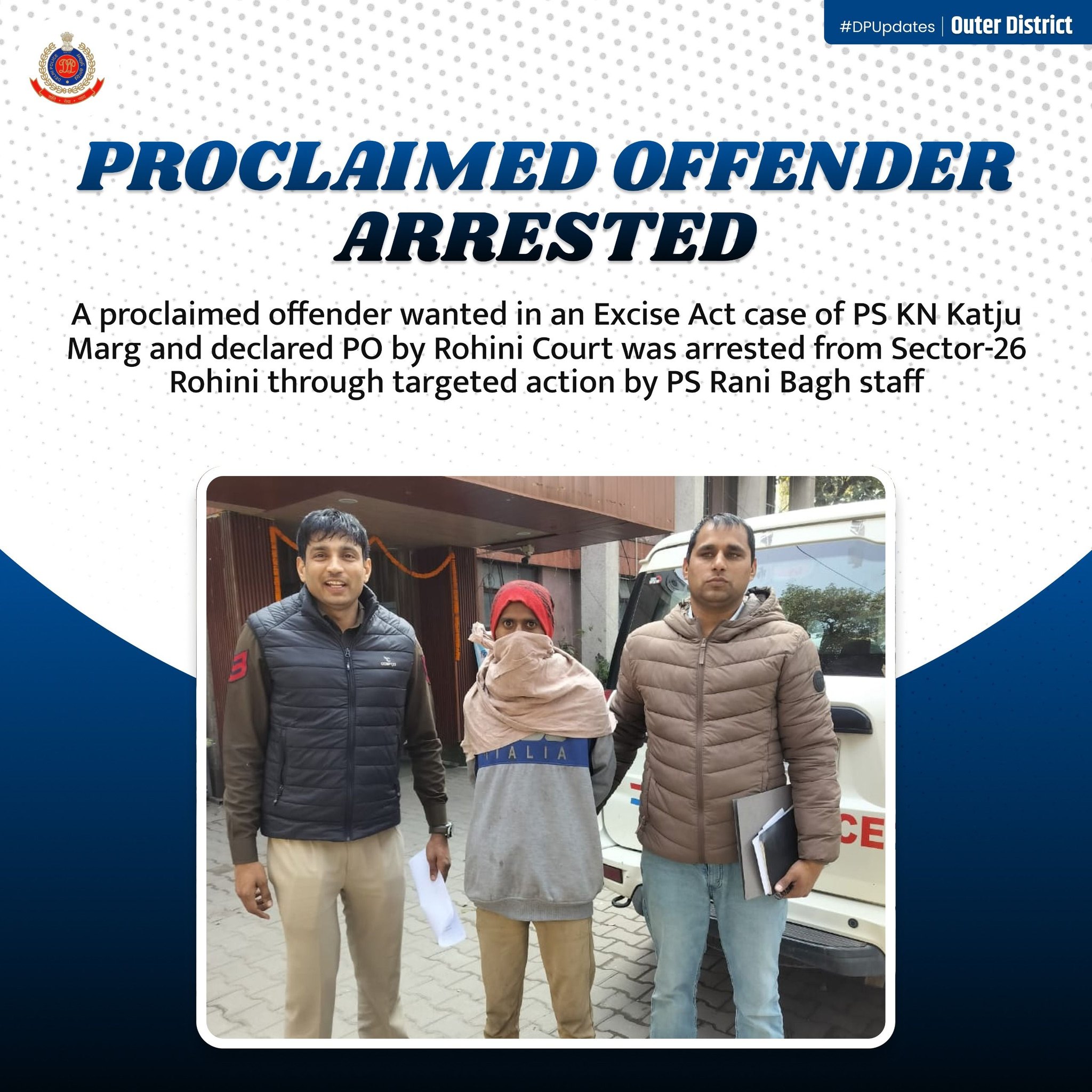 DCP Outer Delhi - A proclaimed offender wanted in an... | Facebook