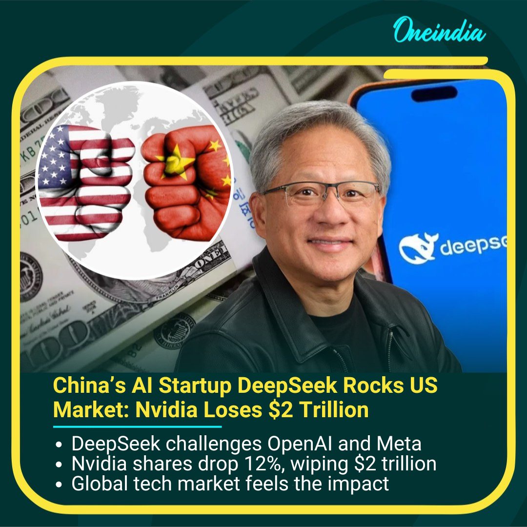 Oneindia News - China’s AI Startup DeepSeek Rocks US...