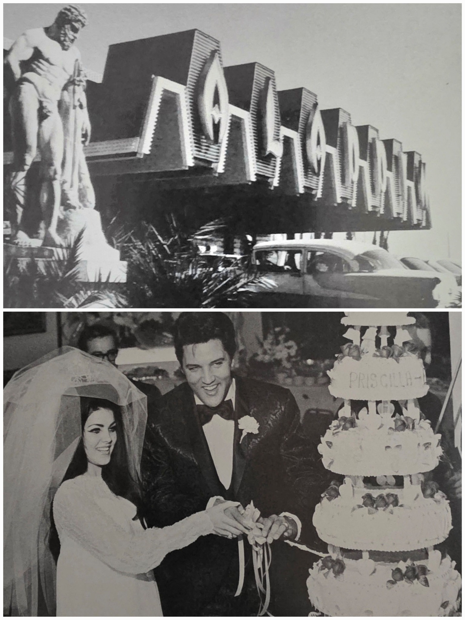 The Aladdin Hotel opened in 1966 with its signature Arabian‑themed