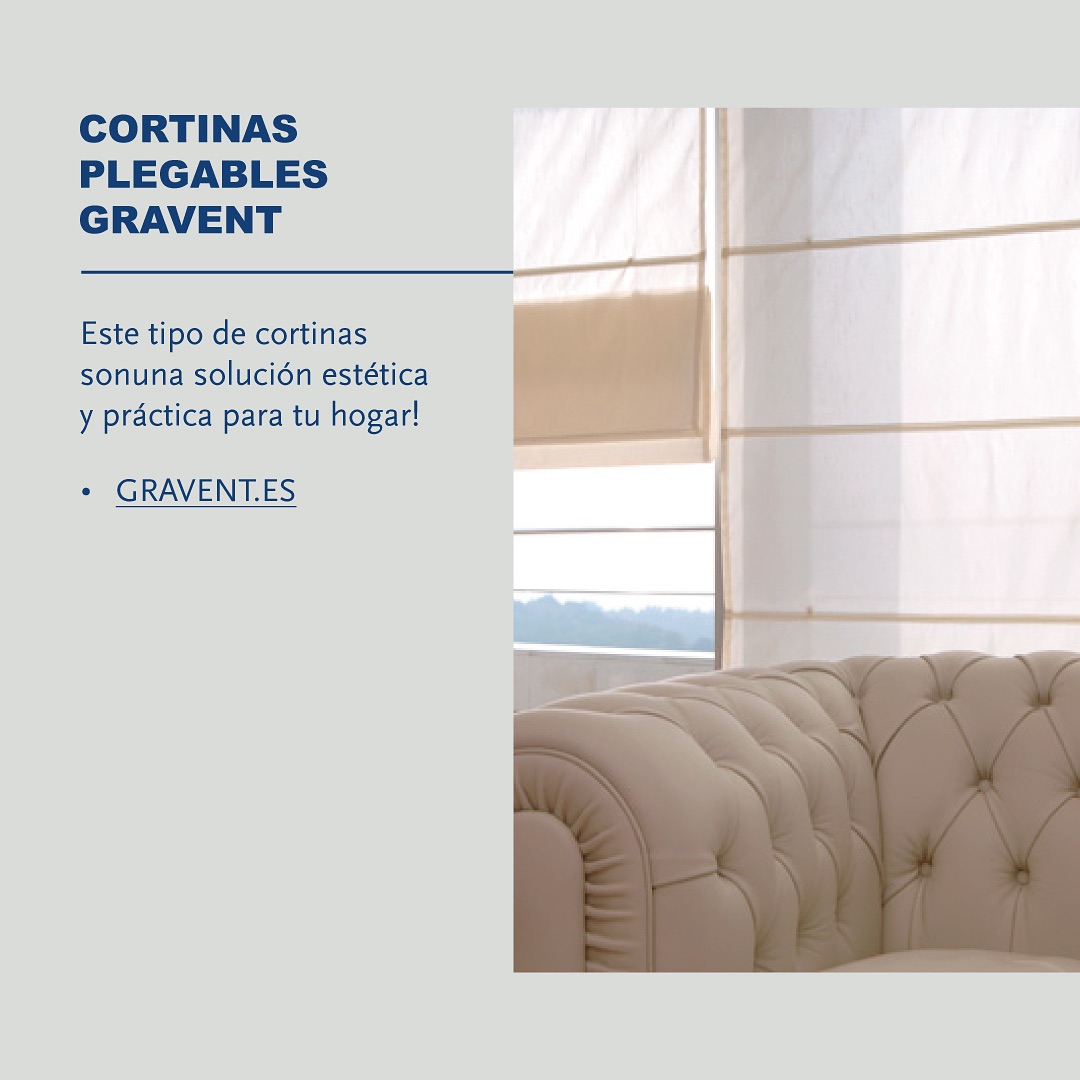 Gravent - Las cortinas plegables son perfectas por su...