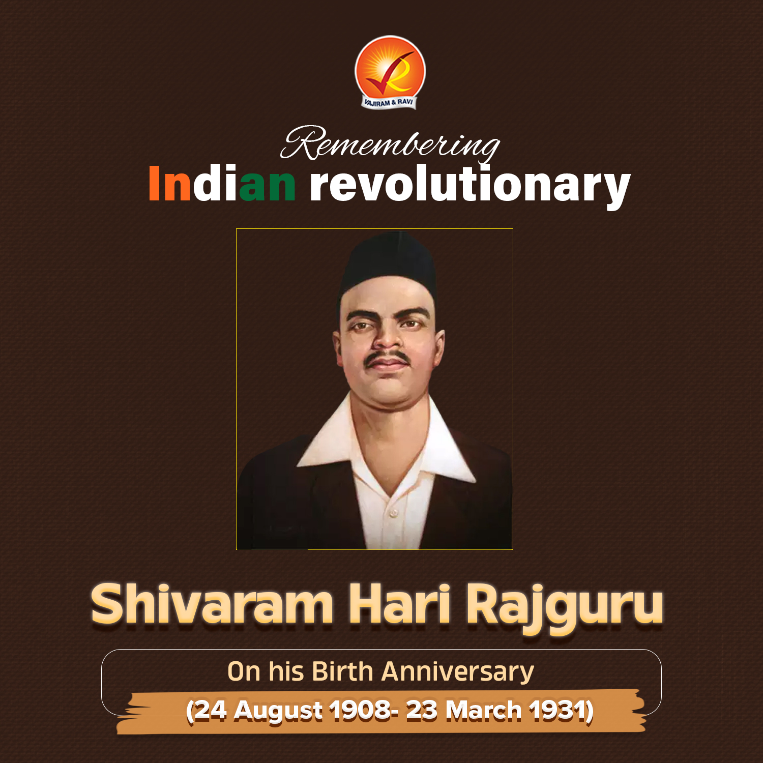 Vajiram & Ravi - Shivaram 'Hari' Rajguru was a prominent...