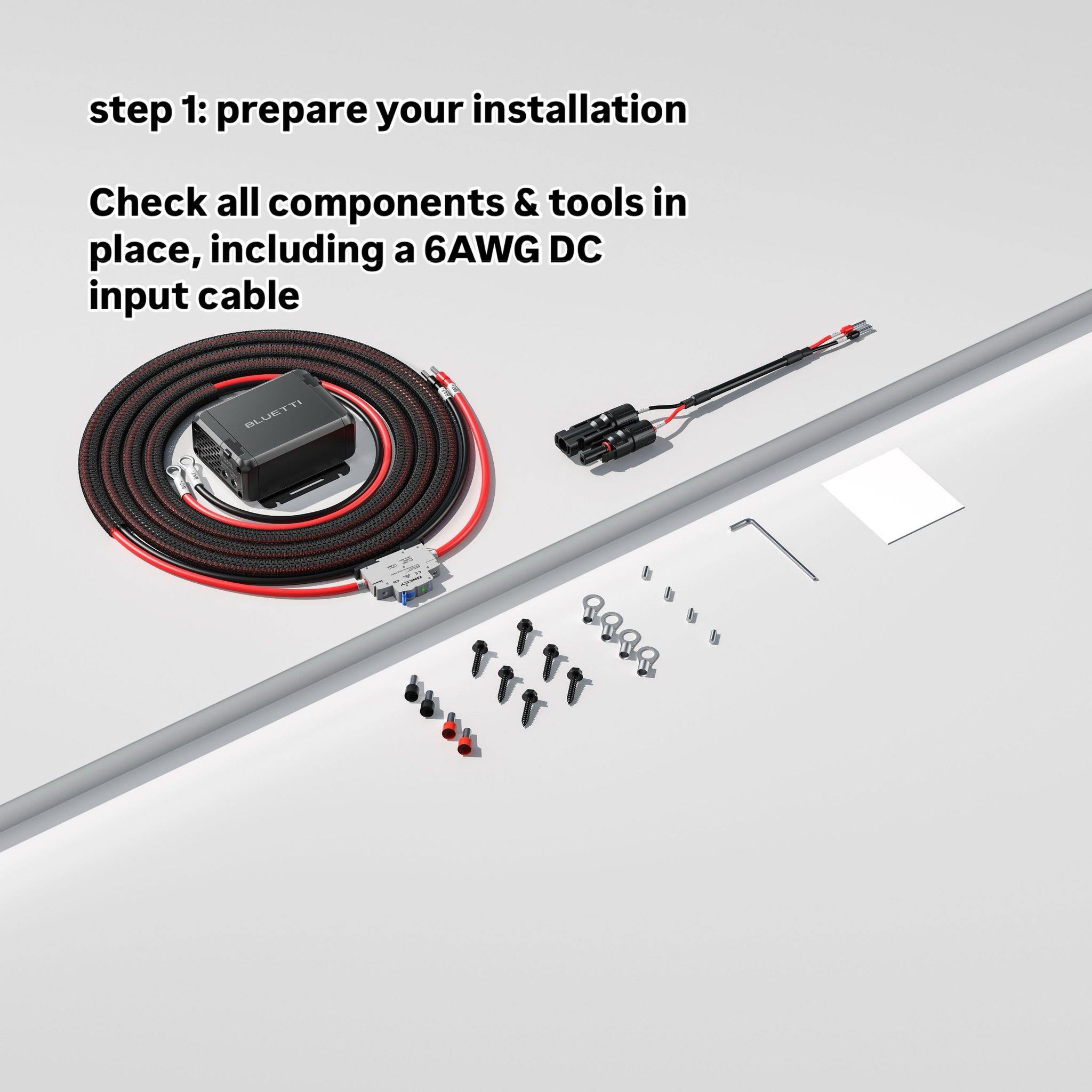 How to install BLUETTI Charger 1 for portable power