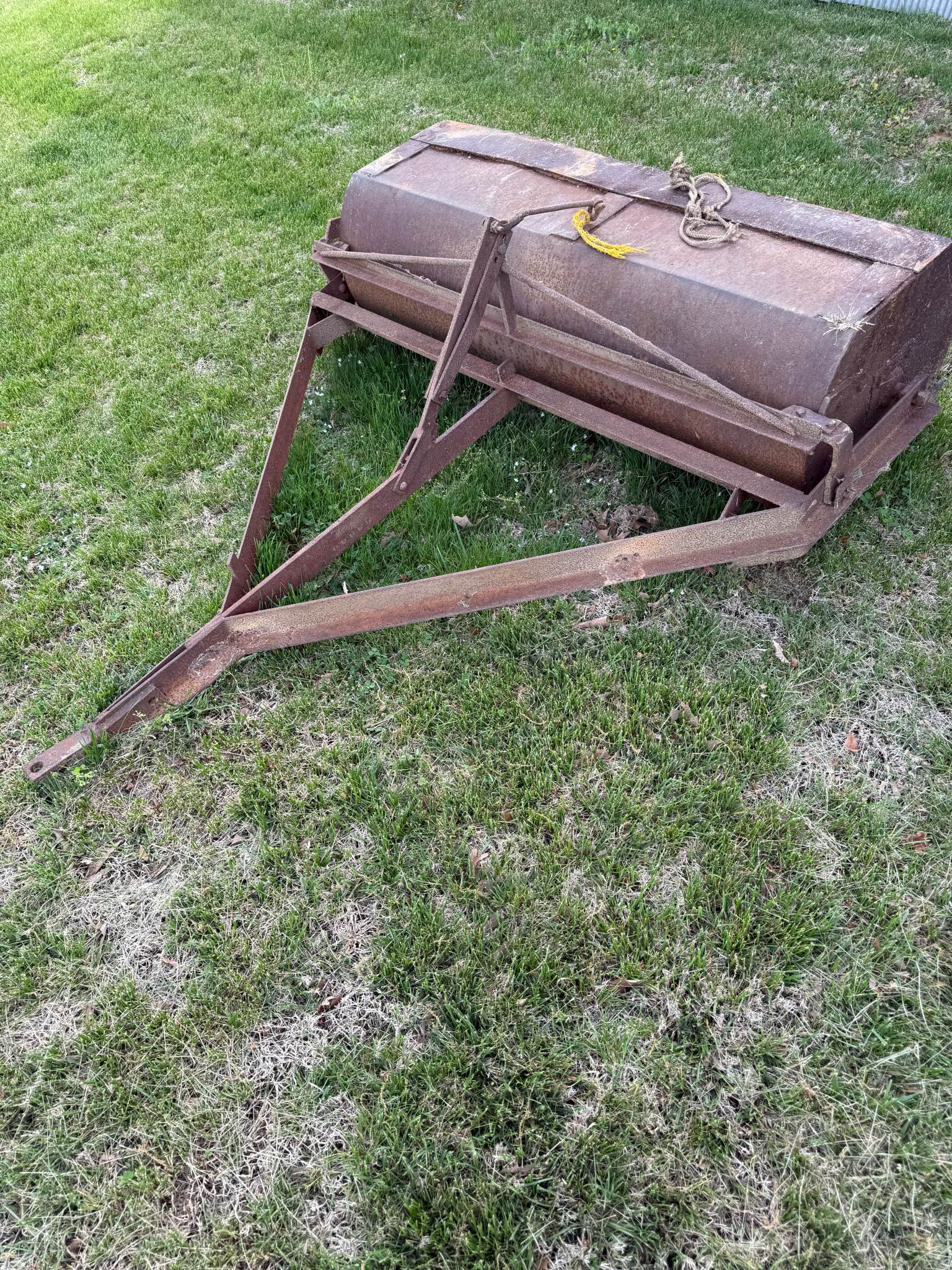 “Vintage pull-type land leveler / road grader / drag scraper – tractor ...